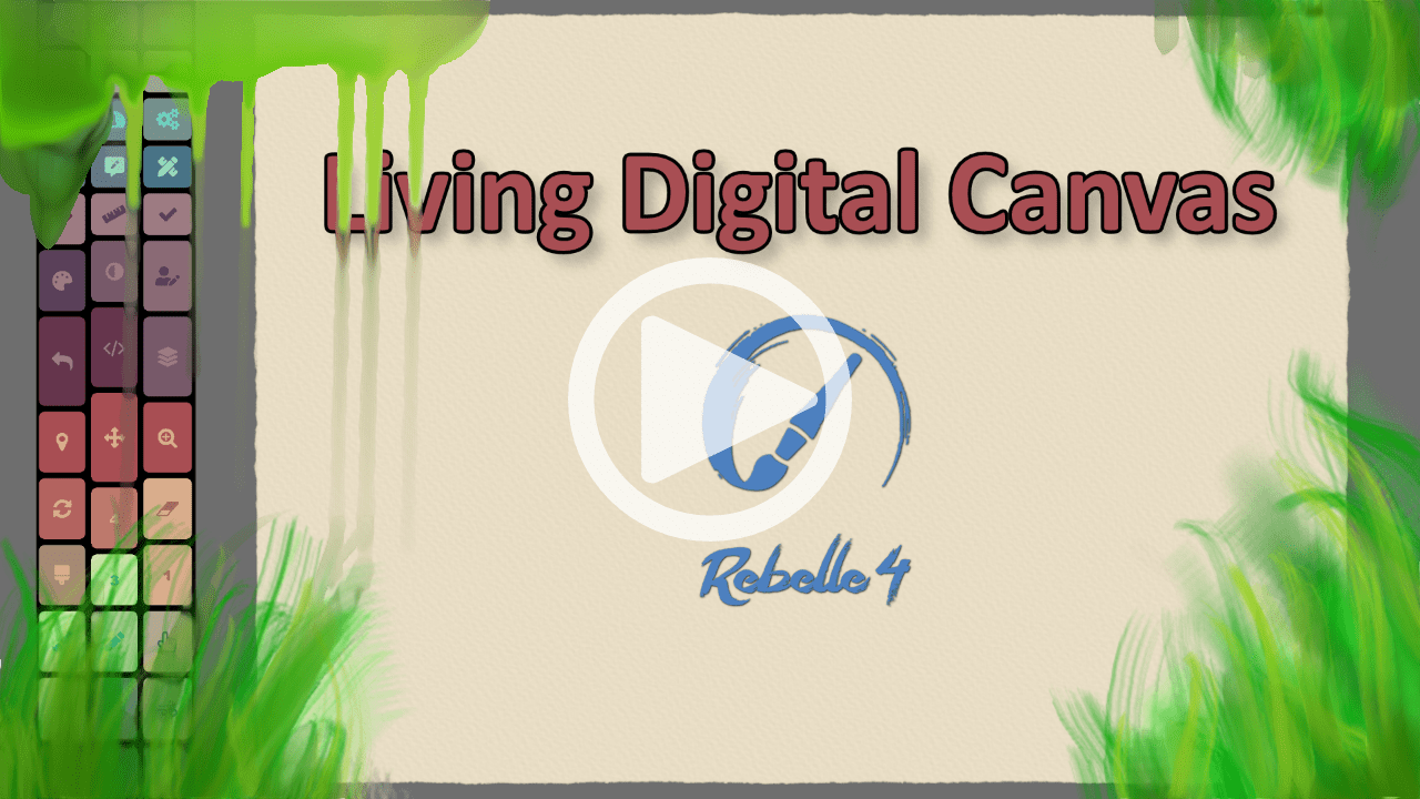 living digital canvas thumbnail for rebelle drawing application